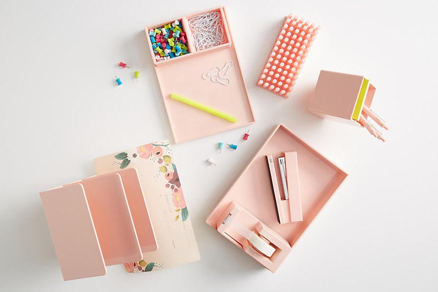 Poppin Blush Stapler Millennial Pink Accessories That Will Get You Pumped For Back To School Popsugar Smart Living Photo 5