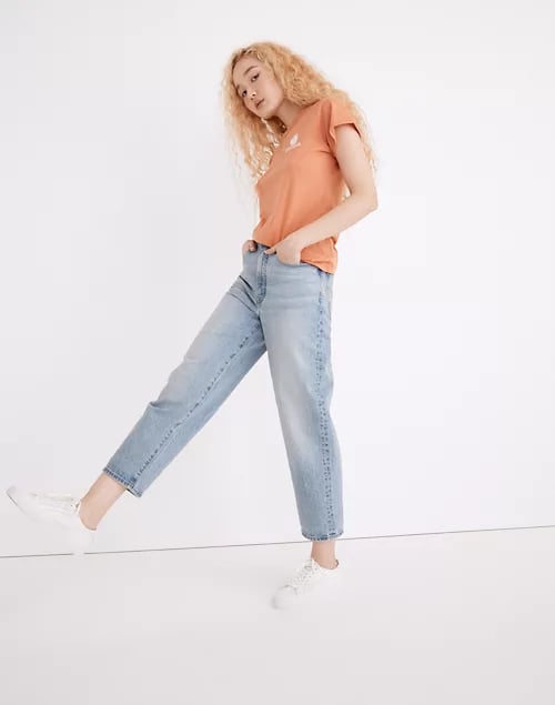 Straight-Leg Jeans With Stretch: Madewell Balloon Jeans