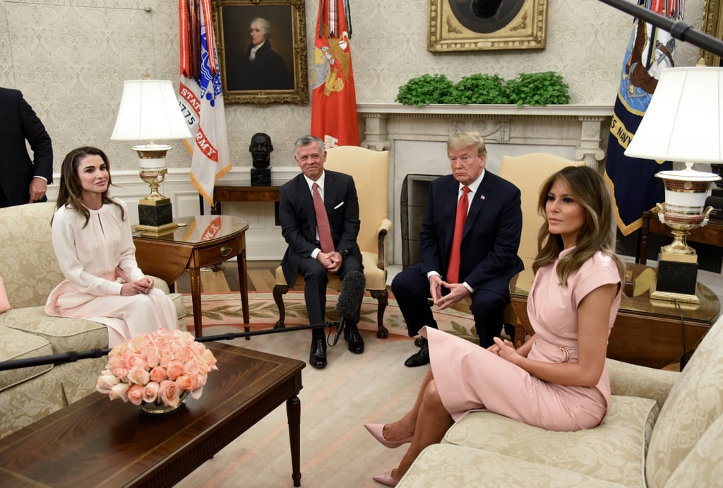 Melania Trump's Pink Wrap Dress