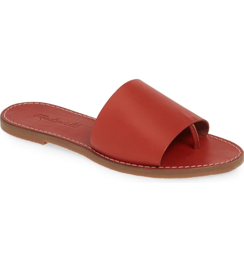 Madewell Boardwalk Post Slide Sandals