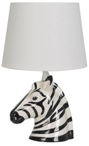 Pillowfort Zebra Table Lamp