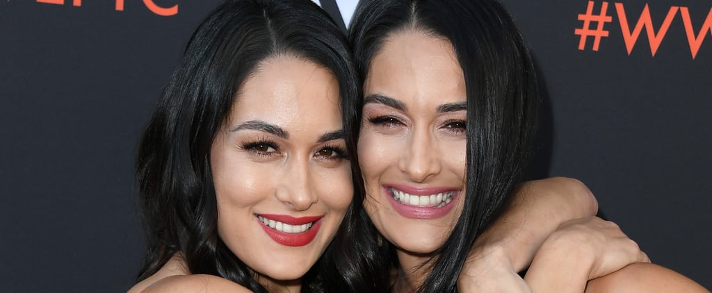 Nikki and Brie Bella at WWE's FYE Event June 2018