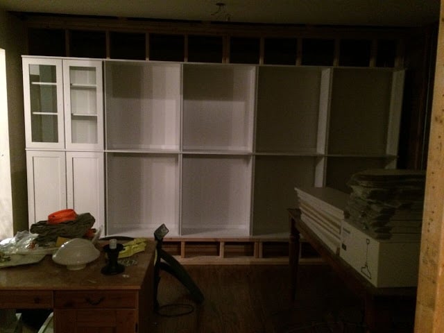 Step 5: Set Bookcases on Top of Cage Step 5: Set Bookcases on Top of Cage