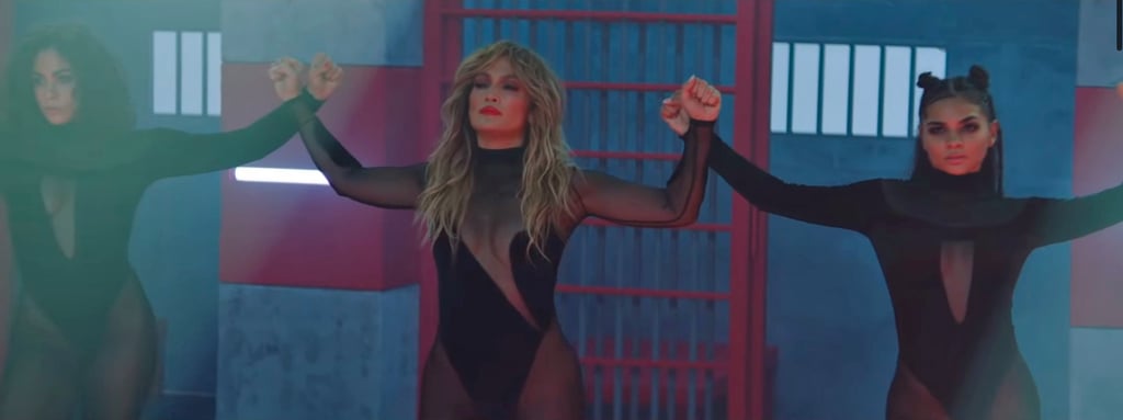 Jennifer Lopez Wearing a LaQuan Smith Catsuit