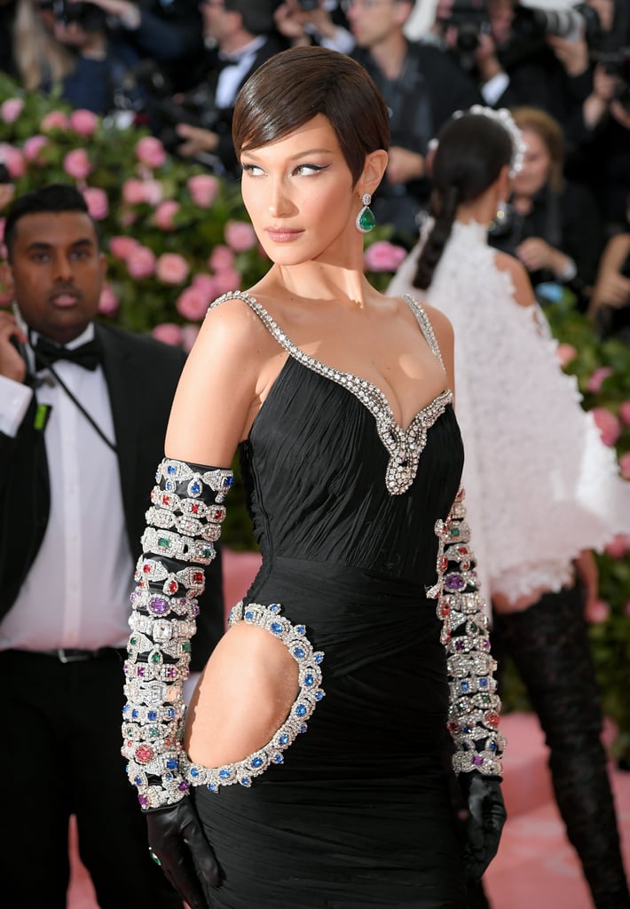 Bella Hadid Black Dress Met Gala 2019