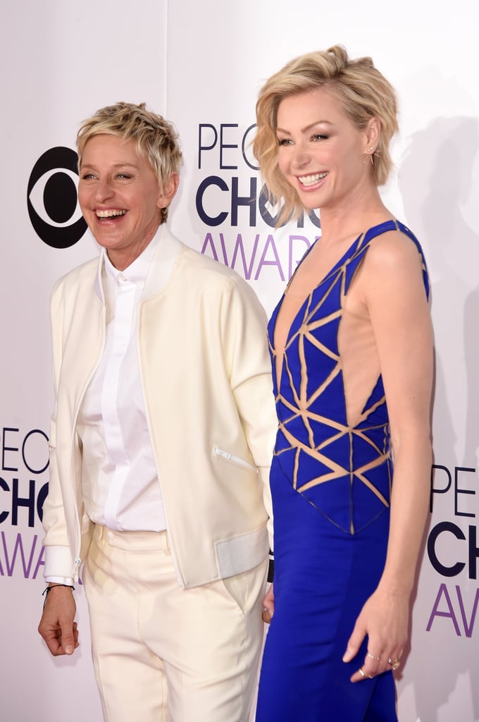 Ellen DeGeneres Portia de Rossi People's Choice Awards 2015