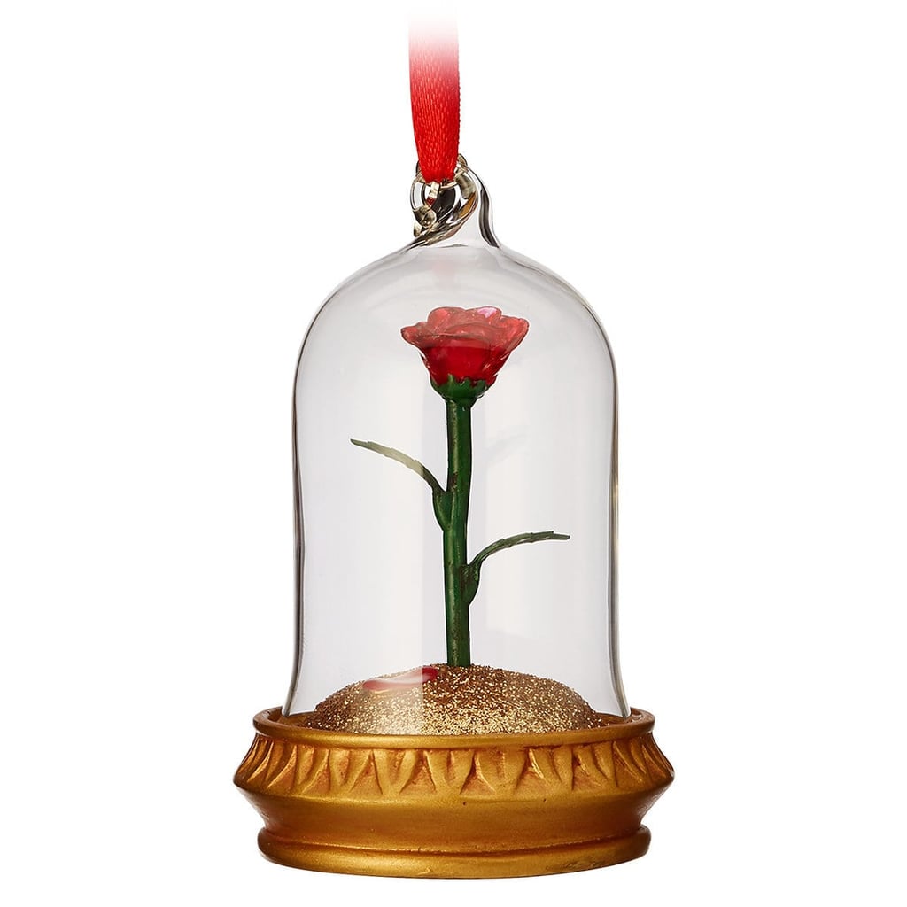 Enchanted Rose Light-Up Sketchbook Ornament