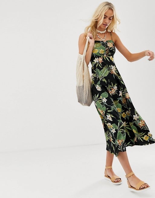 tropical print dress uk