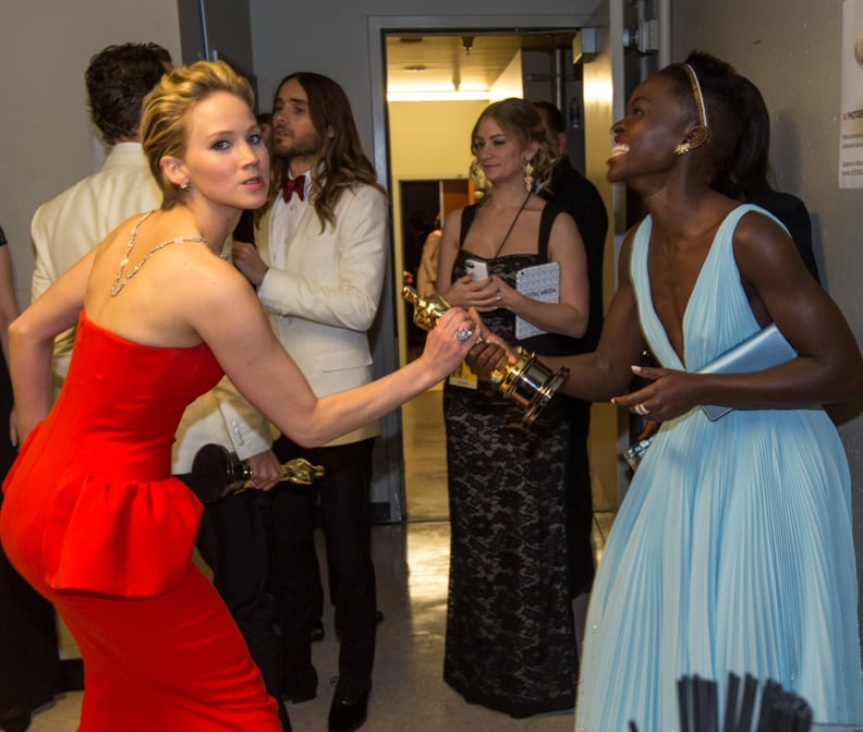 When She Lost to Lupita Nyong'o at the Oscars but Won With This Funny Snap
