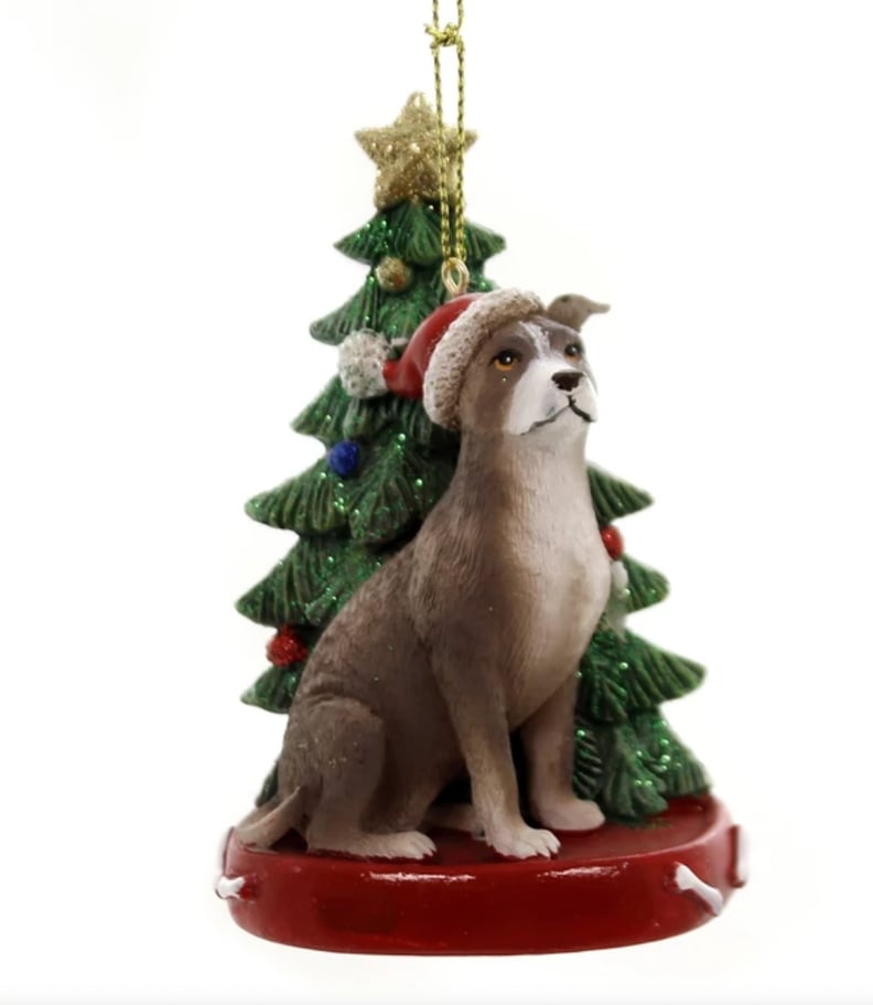Kurt Adler Dog With Tree Ornament