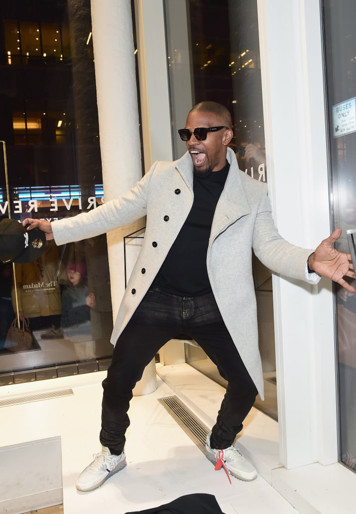 Katie Holmes and Jamie Foxx at Prive Revaux Store Opening