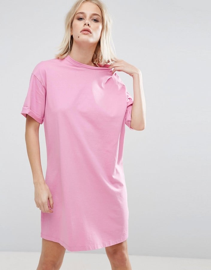 ASOS Ultimate T-Shirt Dress With Rolled Sleeves