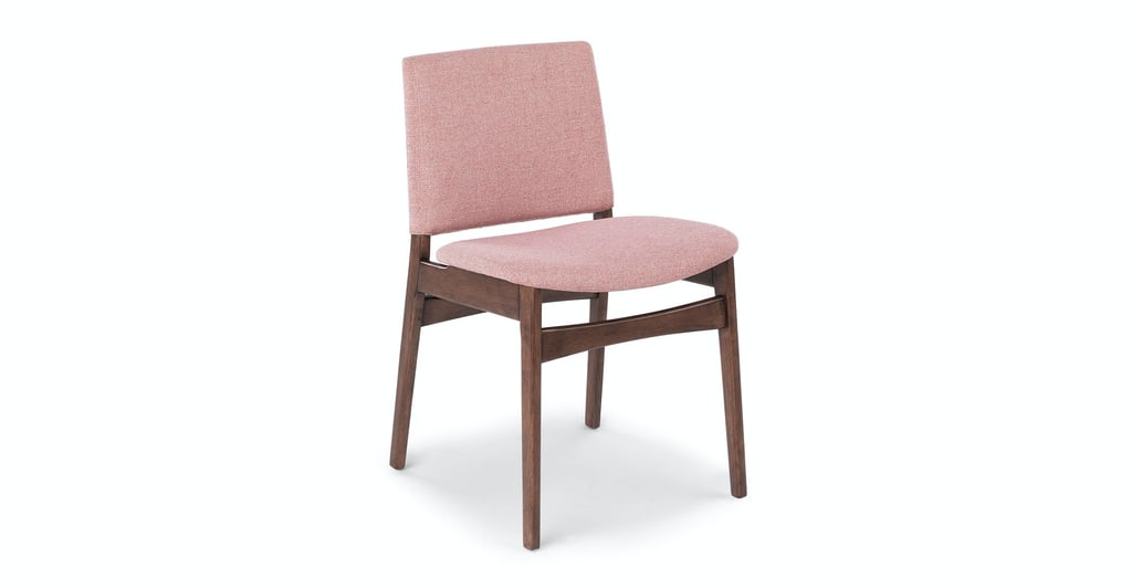 Article Nosh Berry Pink Walnut Dining Chair