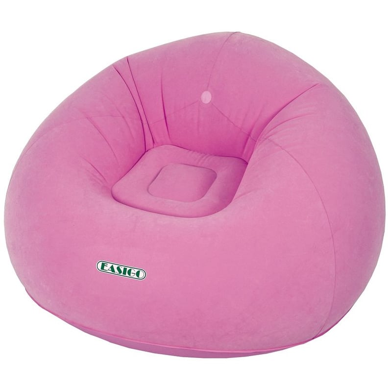 Bean Bag Inflatable Chair in Flamingo Pink