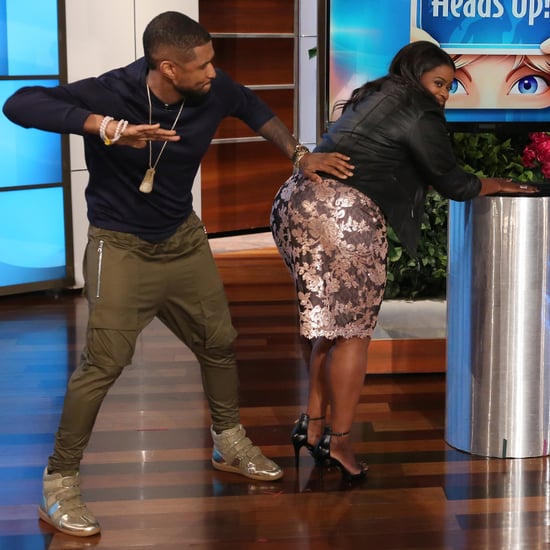 Usher and Octavia Spencer Play Heads Up on Ellen