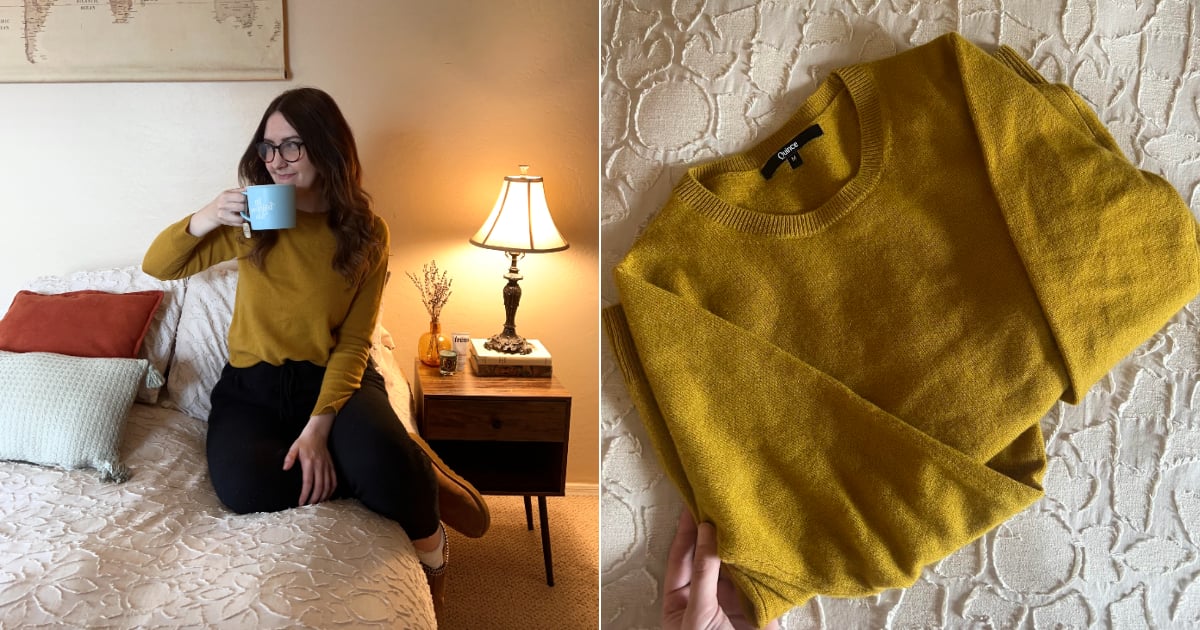 Quince Cashmere Sweater and Sweatpants Review With Photos