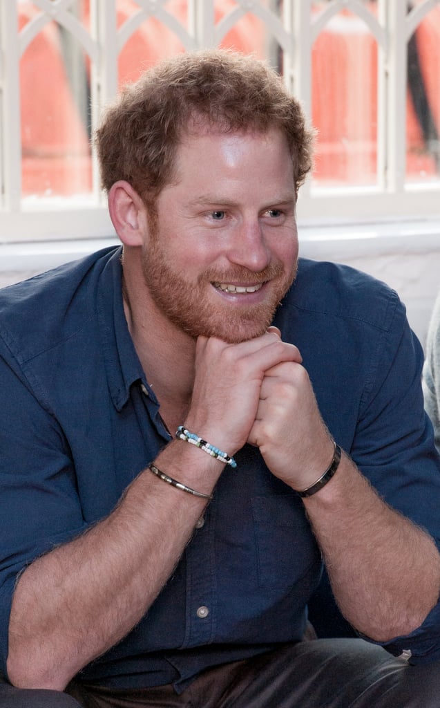Prince Harry at Russell Youth Centre in Nottingham 2016