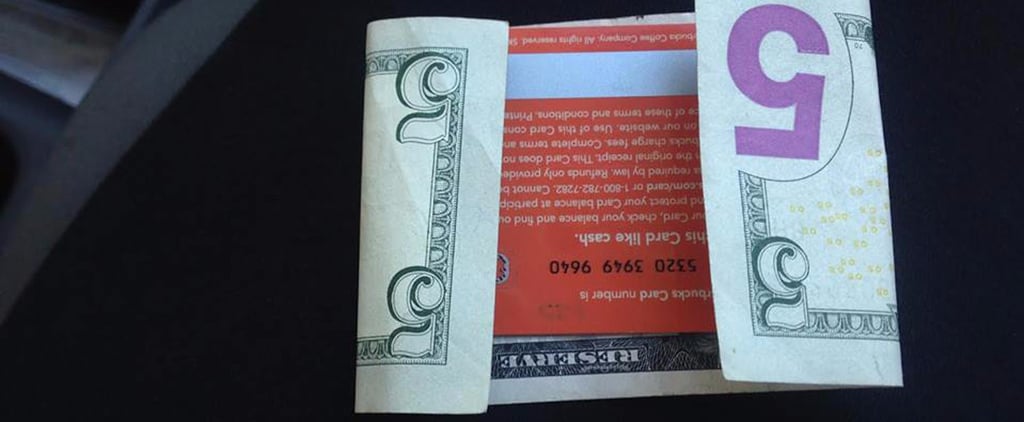 Boy Puts Money on His Mom's Starbucks Card