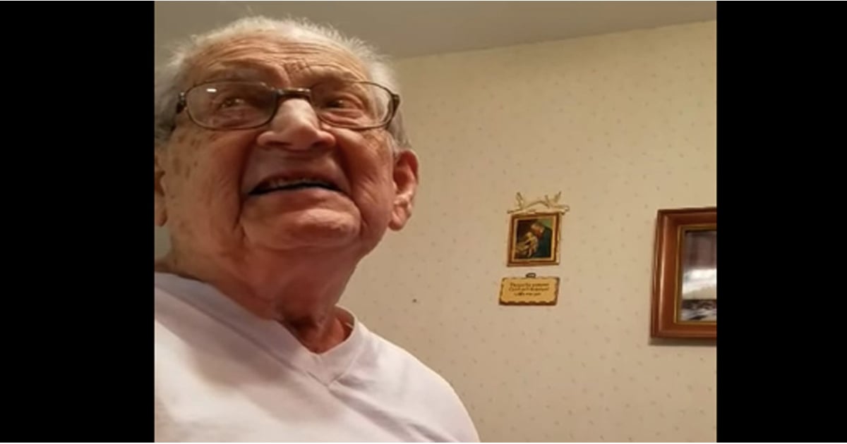 98-year-old-man-finds-out-how-old-he-is-popsugar-family