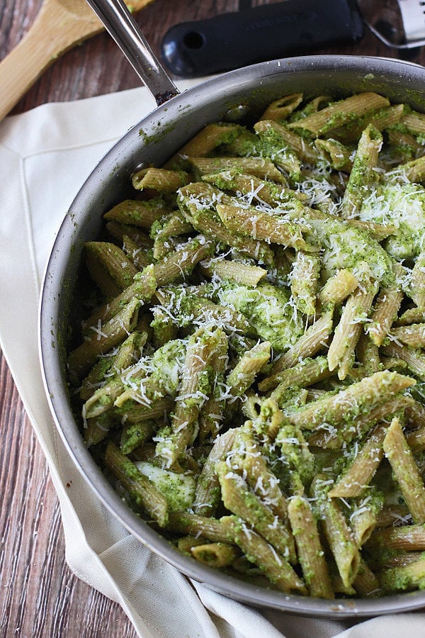 Easy Vegetarian Recipe: Cheesy Baked Penne With Broccoli Pesto