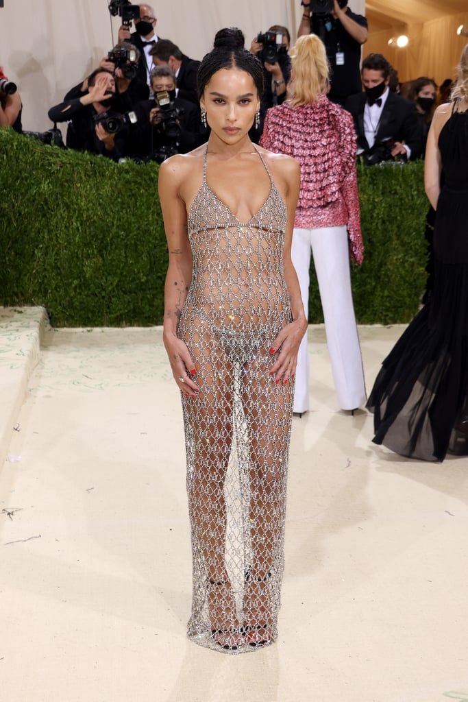 Zoë Kravitz Saint Laurent Dress Met Gala 2021