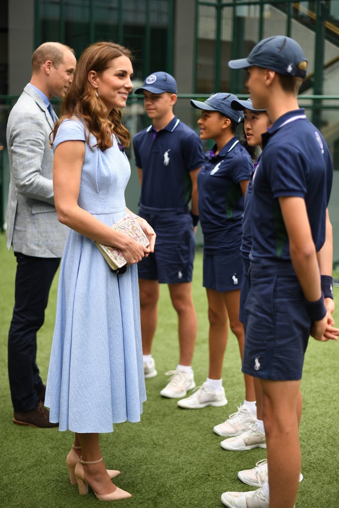 Kate Middleton Blue Dress at Wimbledon 2019