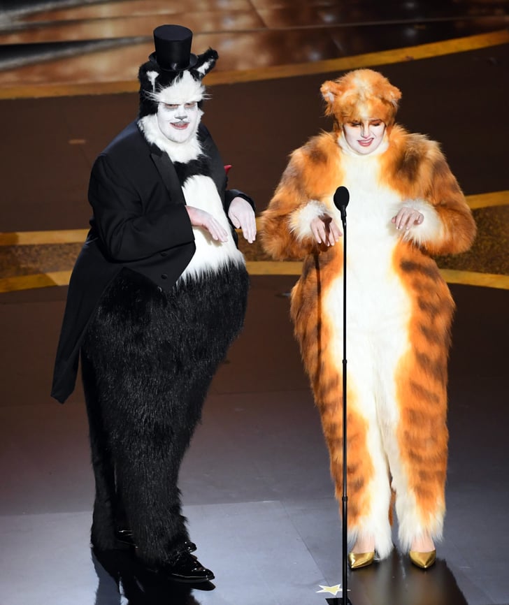 James Corden and Rebel Wilson Dressed as Cats at Oscars 2020 | POPSUGAR