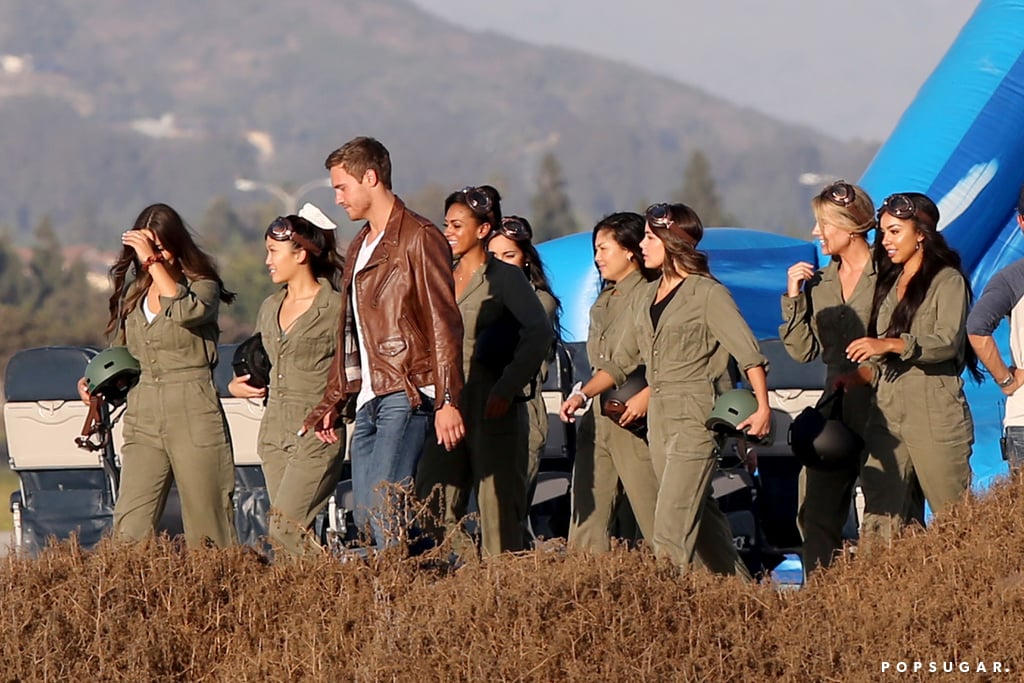Peter Weber Films a Pilot-Themed Group Date on The Bachelor
