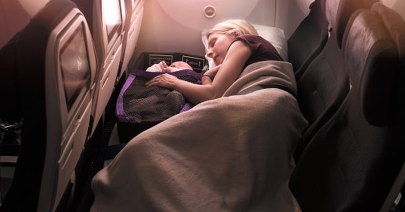 Air New Zealand Skycouch POPSUGAR Family