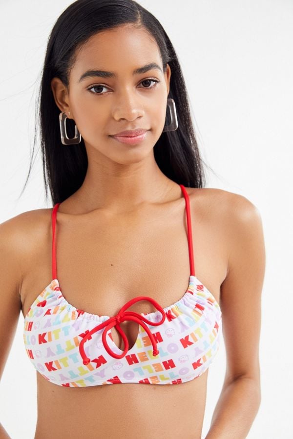 Lolli x Hello Kitty UO Exclusive Kitten Tie Bikini Set