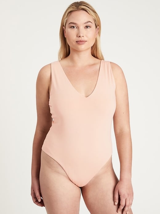 Banana Republic V-Neck Thong Bodysuit