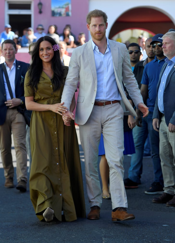 Meghan Markle Looks Casual in a Staud Maxi Dress