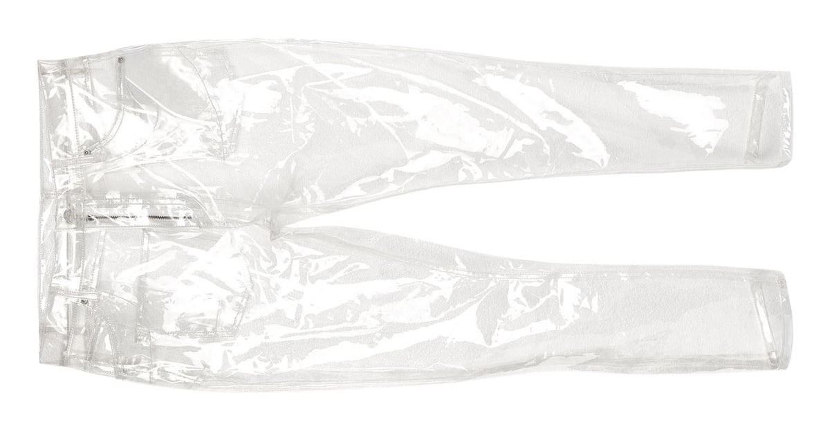 Clear Plastic Jeans POPSUGAR Fashion