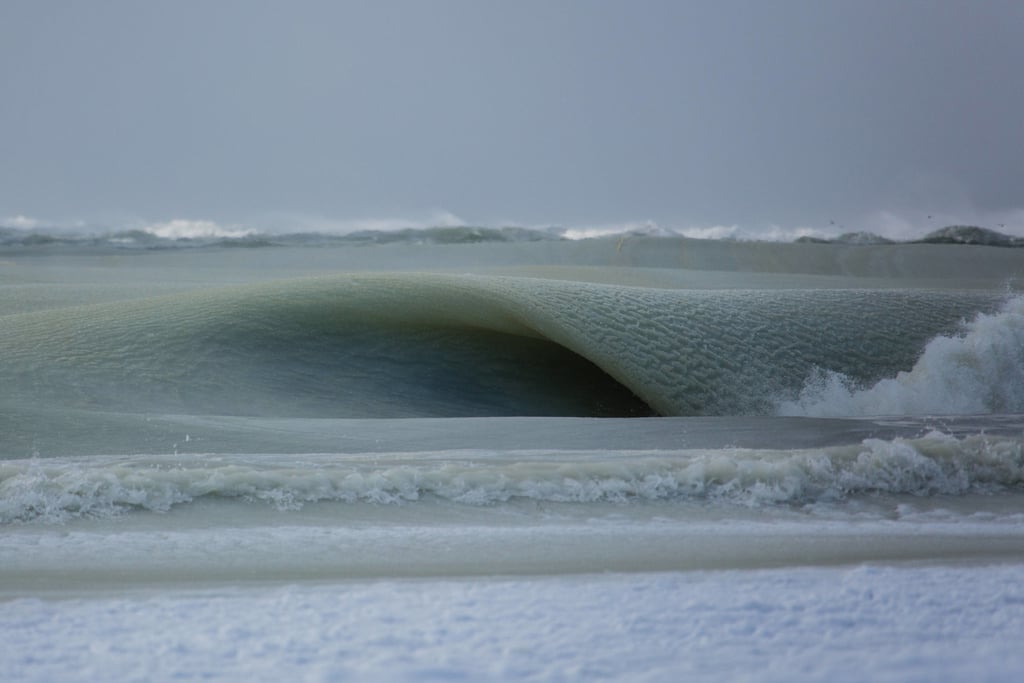 Frozen Waves in Nantucket, MA | Pictures