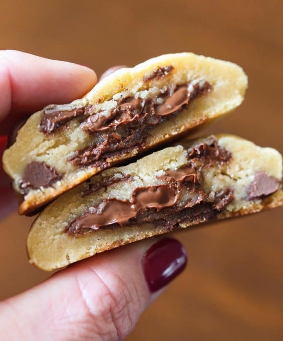 Cookie-Dough-Stuffed Chocolate Chip Cookies