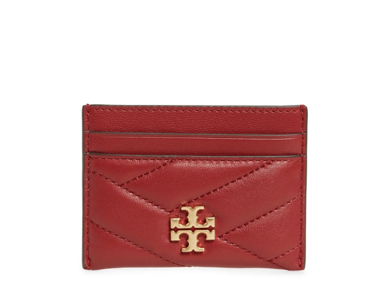 Tory Burch Kira Chevron Leather Card Case