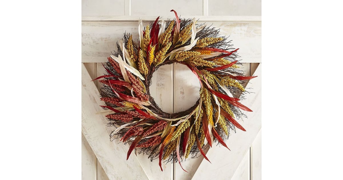 Pier 1 Imports Sunset Harvest Wreath Best Fall Wreaths POPSUGAR