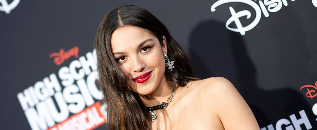 Olivia Rodrigo Reunites With the "HSMTMTS" Cast in a Sheer Cutout Minidress