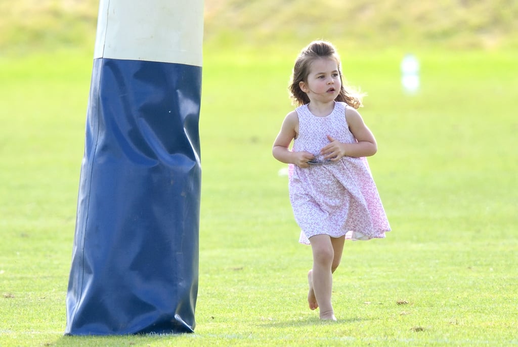 Princess Charlotte Having Fun at Polo Match June 2018