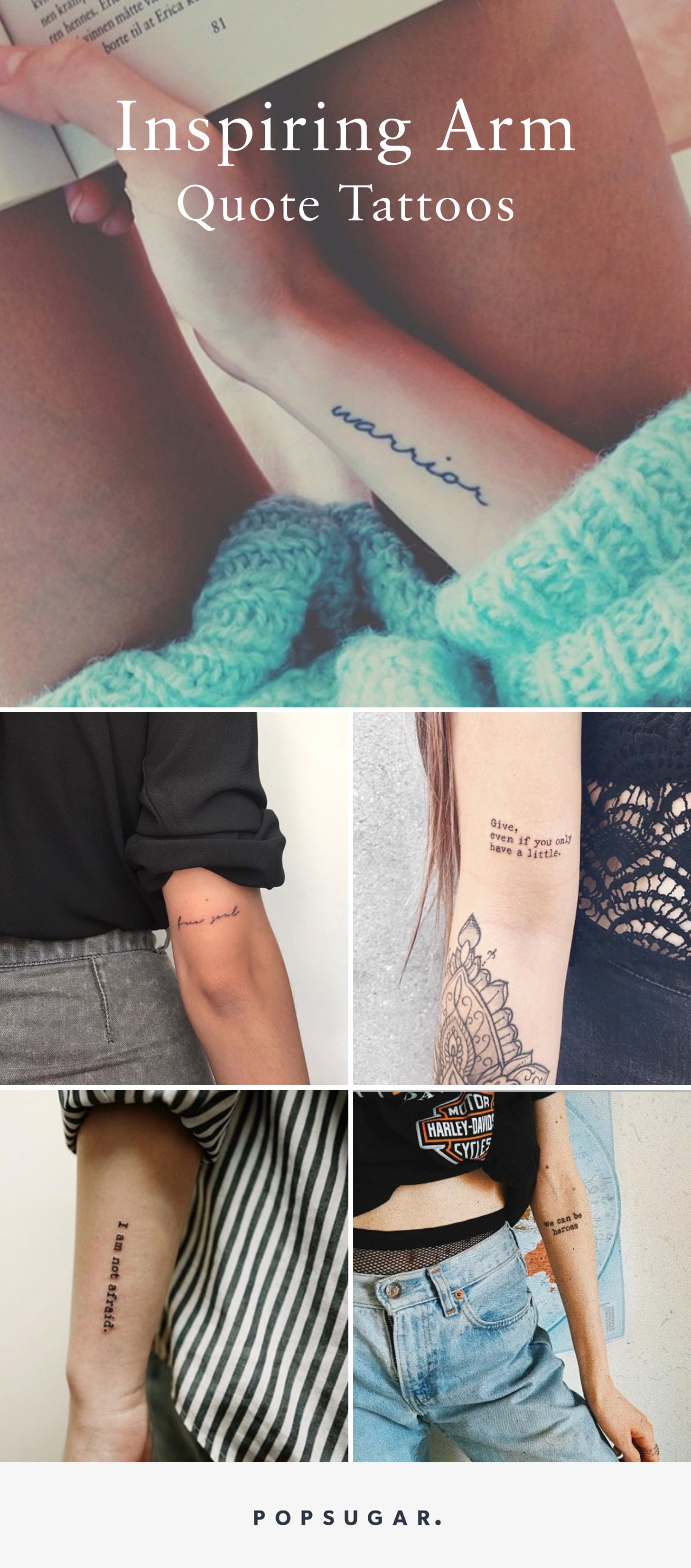 44 Inspiring Quote Tattoo Ideas  Tattoo Glee