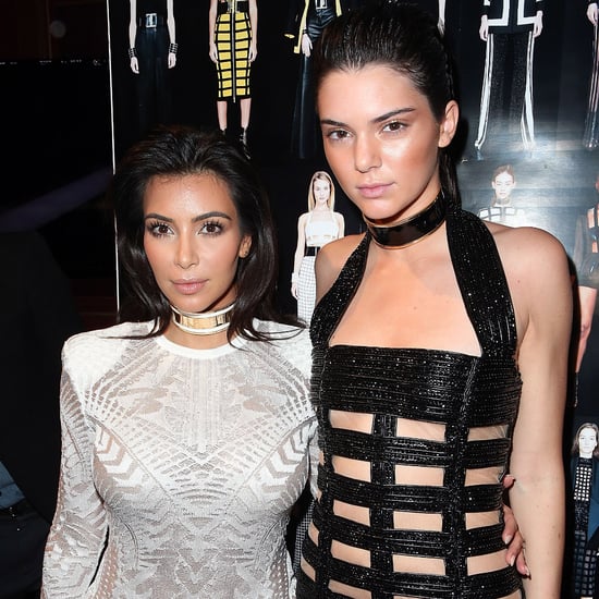 Kim Kardashian and Kendall Jenner Wearing Balmain