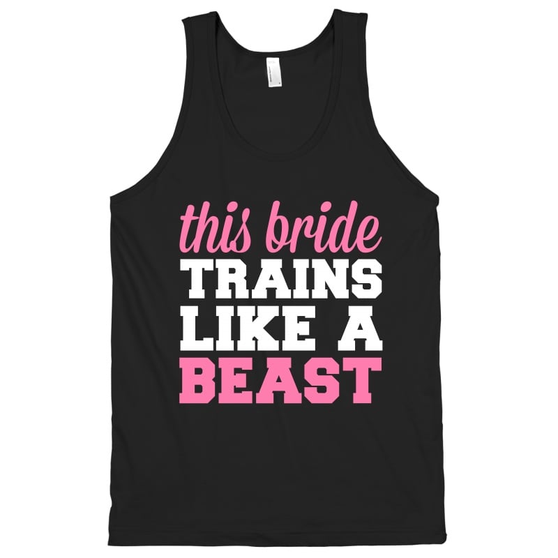 bride workout tank