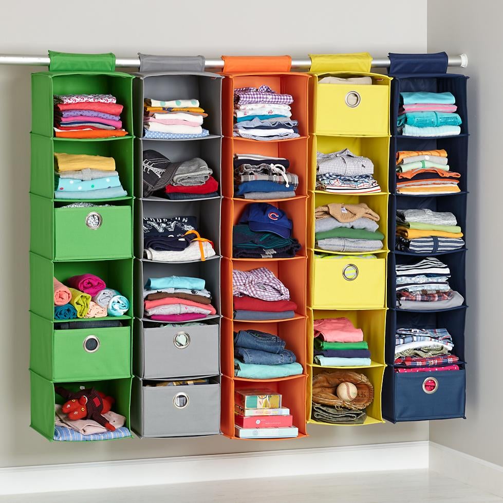 An organization system to maximize shared closet space is very valuable. The Container Store, Ikea, and California Closets are some of our favorites. — Evars + Anderson Interior Design