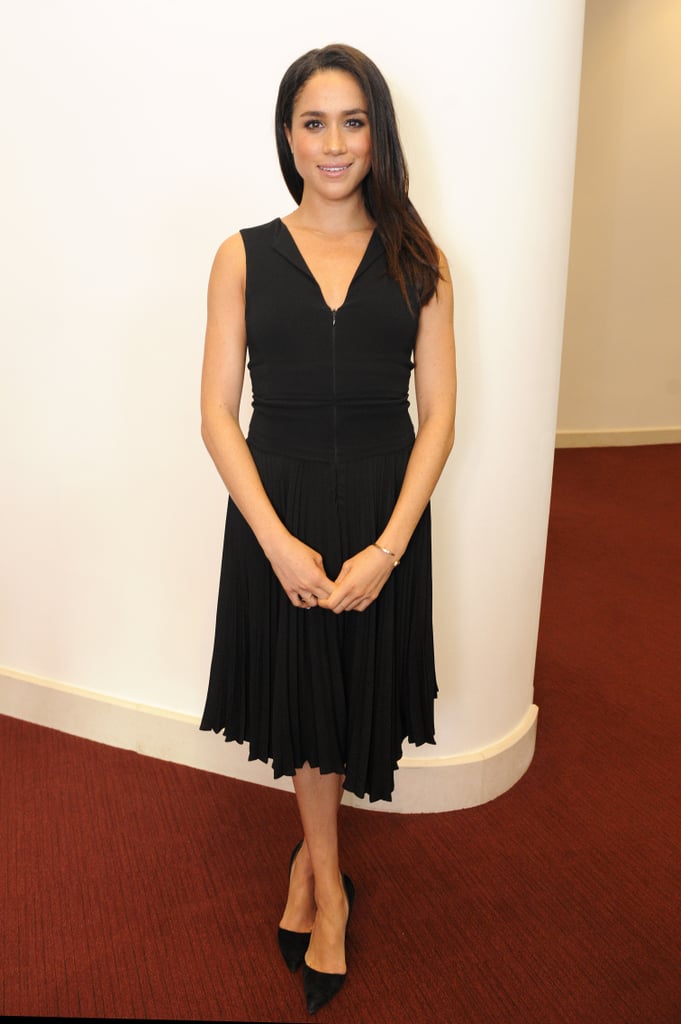 She wore another LBD when she attended the One Young World Summit in October 2014.