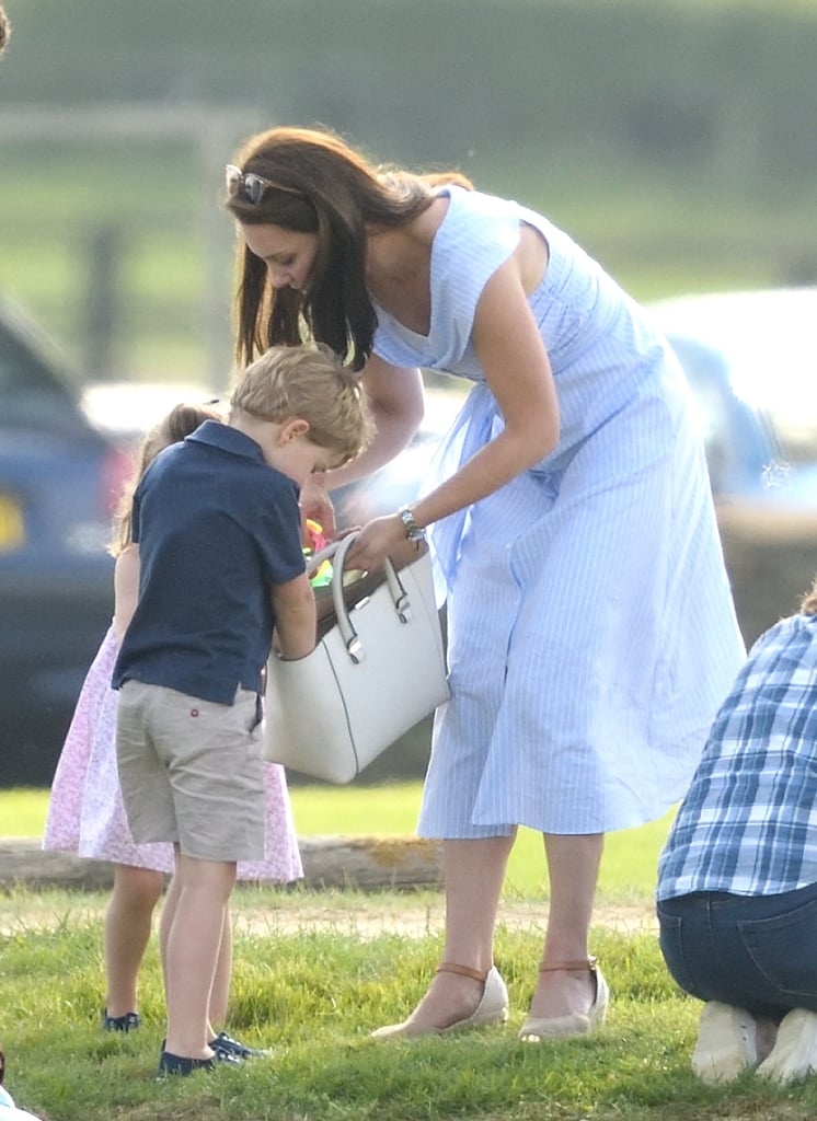 Kate Middleton Blue Dress at Polo Match 2018