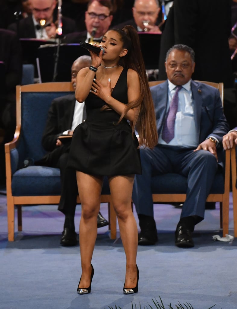 Ariana Grande Performance at Aretha Franklin's Funeral