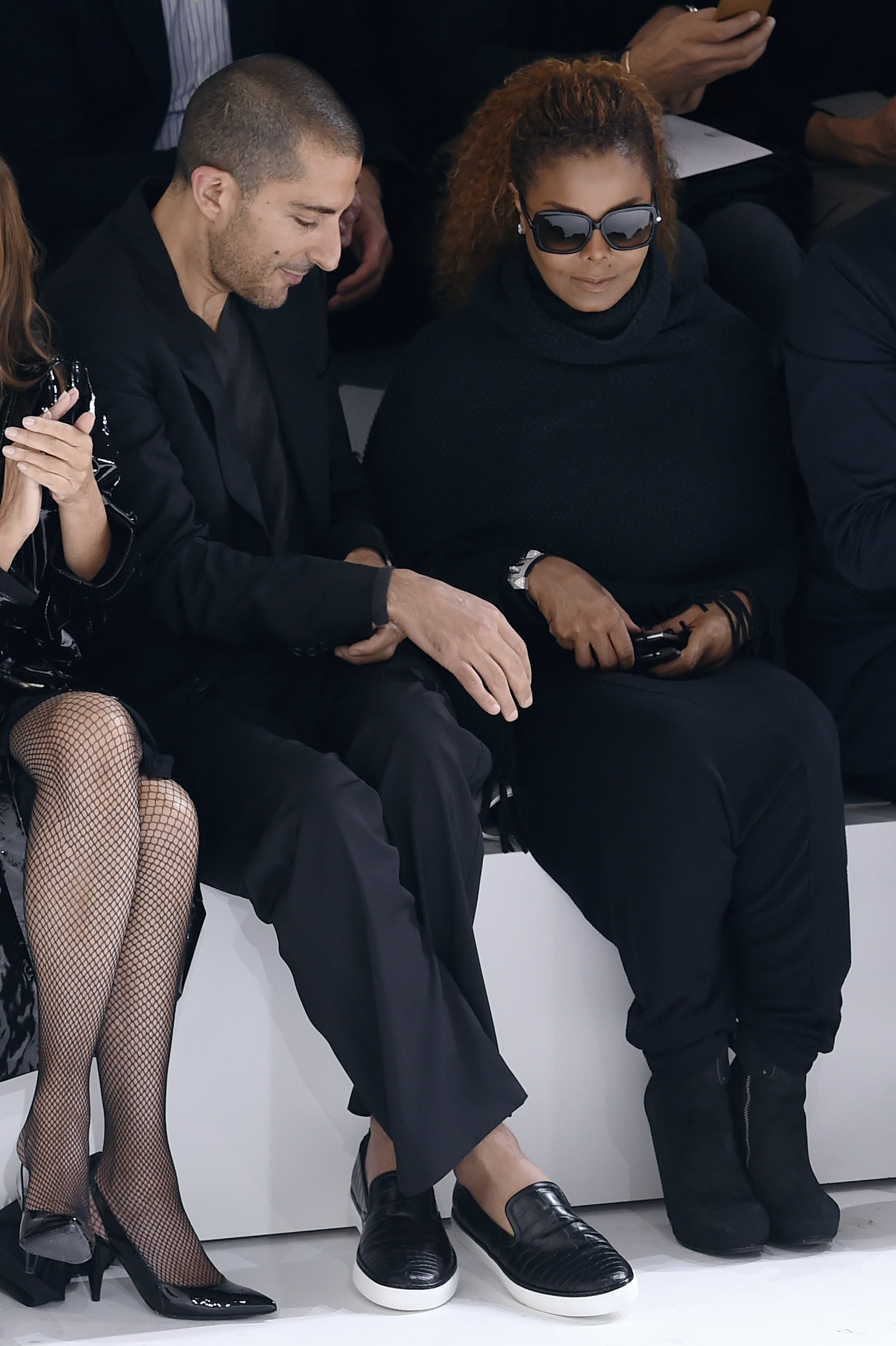 Janet Jackson And Wissam Al Mana At Paris Fashion Week Popsugar Celebrity