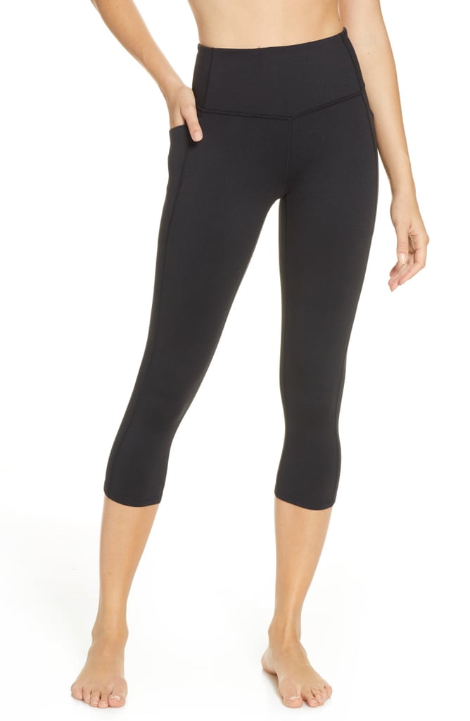 Zella Live In High Waist Pocket Crop Leggings