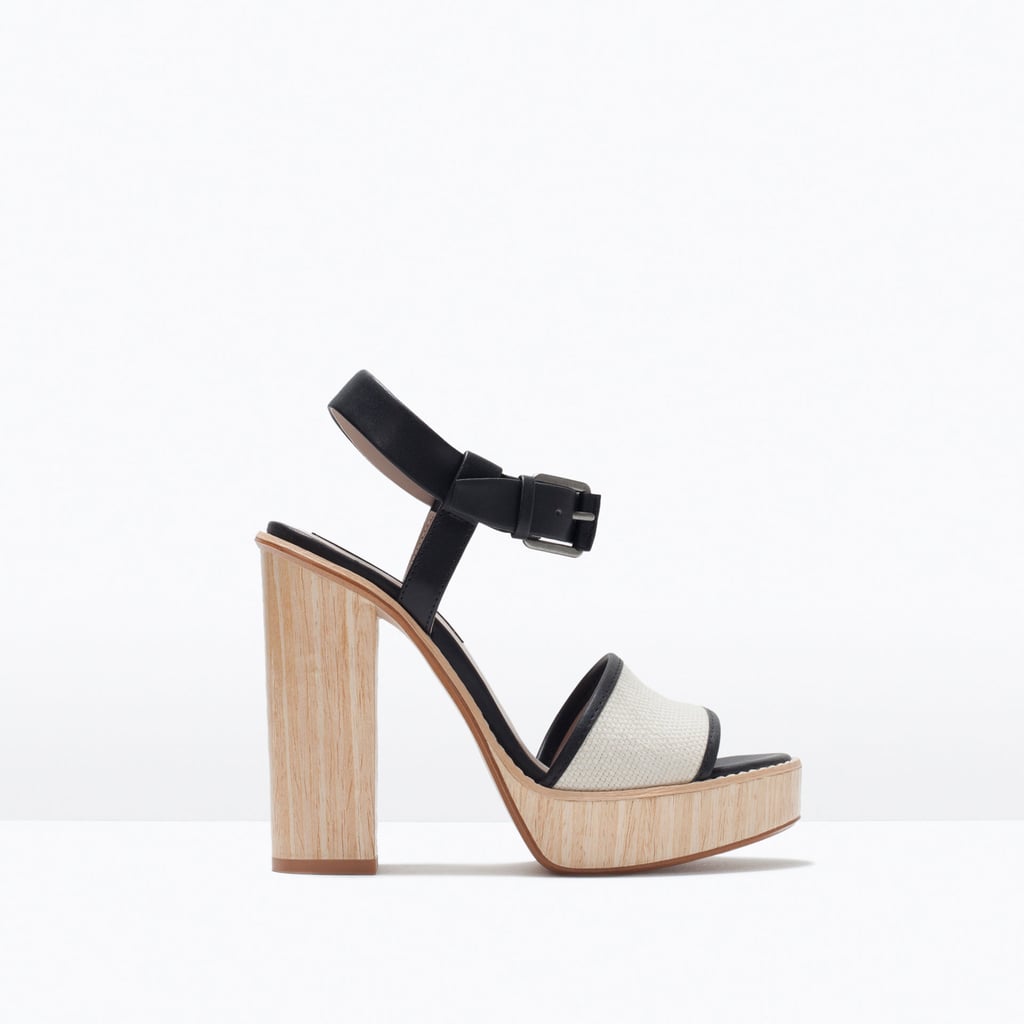 zara embellished heels