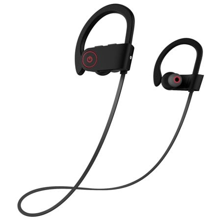 For extra peace of mind when you're on-the-go, the Otium Bluetooth Headphones ($22) wrap around your ears for a secure hold.